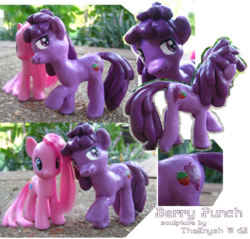 Size: 897x857 | Tagged: safe, artist:steeve, berry punch, berryshine, pinkie pie, earth pony, pony, g4, brushable, customized toy, irl, photo, toy