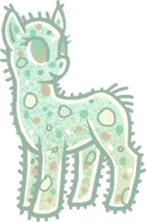 Size: 249x377 | Tagged: safe, artist:piniee, paramecium, ponified, simple background, solo, transparent background