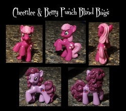 Size: 701x620 | Tagged: safe, artist:stripeybelly, berry punch, berryshine, cheerilee, earth pony, pony, g4, customized toy, irl, photo, toy