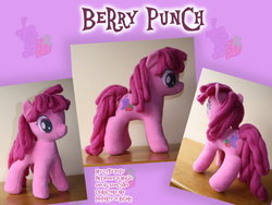 Size: 1024x768 | Tagged: safe, artist:jackiekie, berry punch, berryshine, g4, irl, photo, plushie