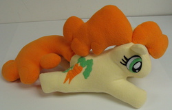 Size: 1673x1080 | Tagged: safe, artist:stormynight79, carrot top, golden harvest, g4, irl, photo, plushie