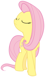 Size: 1600x2720 | Tagged: safe, artist:mihaaaa, fluttershy, pony, g4, female, simple background, solo, transparent background, vector