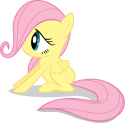 Size: 1035x1019 | Tagged: safe, artist:mihaaaa, fluttershy, pegasus, pony, g4, artifact, female, filly, filly fluttershy, simple background, solo, transparent background, vector, younger