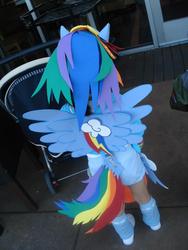 Size: 720x960 | Tagged: safe, artist:zeldacw, rainbow dash, human, g4, cosplay, irl, irl human, photo, solo