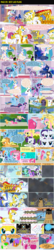 Size: 900x4188 | Tagged: safe, artist:shwiggityshwah, applejack, fluttershy, lemon hearts, pinkie pie, princess celestia, princess luna, rainbow dash, rarity, spitfire, twilight sparkle, g4, comic, doctor whooves: the voice of the elder, royal guard