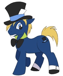 Size: 500x599 | Tagged: safe, artist:modmad, batman, jervis tetch, ponified