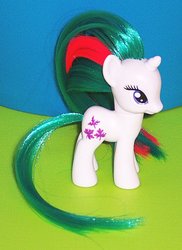 Size: 400x548 | Tagged: safe, artist:bewilderness, gusty, pony, g1, g4, customized toy, g1 to g4, generation leap, irl, photo, solo, toy