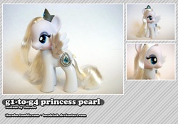 Size: 1024x714 | Tagged: safe, artist:tinrobo, princess tiffany, pony, g1, g4, customized toy, g1 to g4, generation leap, irl, photo, princess pearl, solo, toy