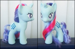 Size: 1600x1045 | Tagged: safe, artist:psaply, sparkler (g1), pony, g1, g4, customized toy, g1 to g4, generation leap, irl, photo, solo, toy