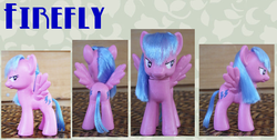 Size: 640x323 | Tagged: safe, artist:phasingirl, firefly, pony, g1, g4, customized toy, g1 to g4, generation leap, irl, photo, solo, toy