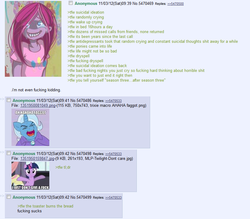 Size: 826x722 | Tagged: safe, artist:underwaterteaparty, /mlp/, 4chan, 4chan screencap, greentext, text, thread