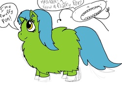 Size: 792x612 | Tagged: safe, fluffy pony, fluffy pony original art, simple background