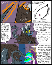 Size: 827x1025 | Tagged: safe, artist:metal-kitty, princess celestia, oc, comic:mlp project, g4, comic