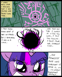 Size: 827x1025 | Tagged: safe, artist:metal-kitty, twilight sparkle, comic:mlp project, g4, comic