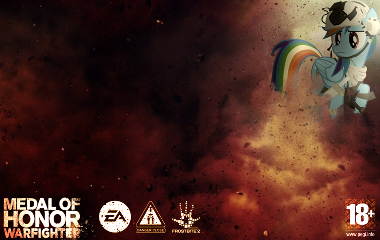 141129 Medal Of Honor Warfighter Rainbow Dash Safe Wallpaper