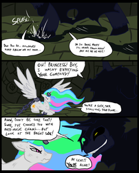 Size: 827x1025 | Tagged: safe, artist:metal-kitty, princess celestia, comic:mlp project, g4, comic