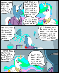 Size: 827x1025 | Tagged: safe, artist:metal-kitty, princess celestia, oc, comic:mlp project, g4, comic