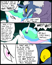 Size: 827x1025 | Tagged: safe, artist:metal-kitty, princess celestia, oc, comic:mlp project, g4, comic