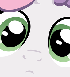 Size: 500x549 | Tagged: safe, sweetie belle, pony, g4, close-up, female, solo, stare
