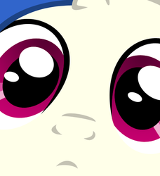 Size: 500x549 | Tagged: safe, edit, dj pon-3, vinyl scratch, pony, g4, close-up, female, solo, stare