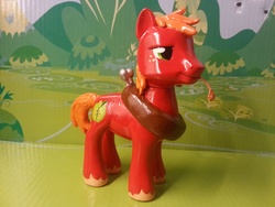 Size: 3264x2448 | Tagged: safe, artist:balthazar147, big macintosh, earth pony, pony, g4, brushable, customized toy, irl, male, photo, solo, stallion, toy