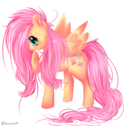 Size: 2500x2500 | Tagged: safe, artist:thechibicatz67, fluttershy, pegasus, pony, g4, female, mare, simple background, solo, transparent background