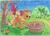 Size: 2334x1696 | Tagged: safe, artist:weedgoku1488, apple bloom, applejack, earth pony, pony, g4, apple, female, filly, food, mare, traditional art, tree