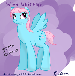 Size: 500x508 | Tagged: safe, artist:short circuit, wind whistler, g1, g4, 30 minute art challenge, g1 to g4, generation leap