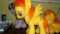 Size: 4288x2416 | Tagged: safe, artist:tres-apples, spitfire, pony, g4, irl, photo, plushie