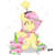 Size: 1000x1000 | Tagged: safe, artist:jonah-yeoj, fluttershy, pegasus, pony, g4, ^^, christmas lights, christmas tree, eyes closed, female, fluttertree, mare, simple background, solo, transparent background