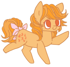 Size: 243x235 | Tagged: safe, artist:tewi-kun, butterscotch (g1), pony, g1, female, solo