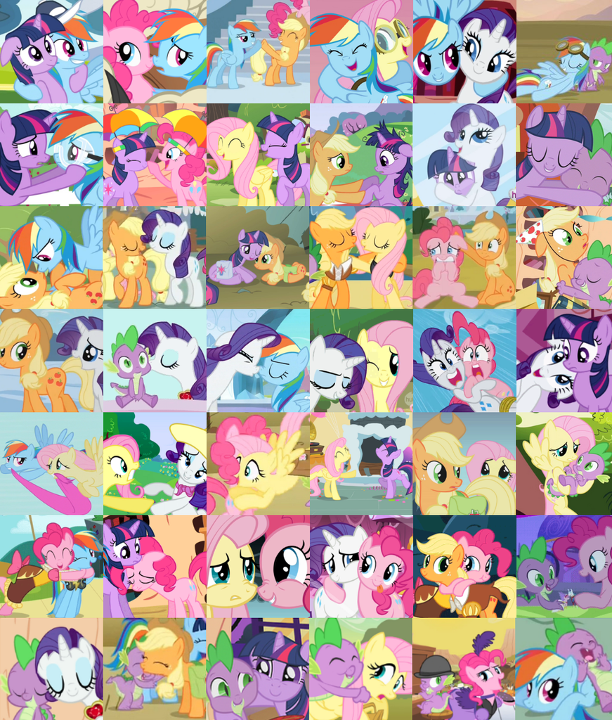 #168304 - safe, edit, screencap, applejack, fluttershy, pinkie pie ...