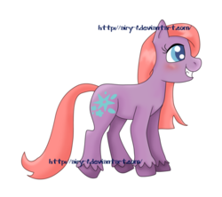 Size: 600x532 | Tagged: safe, artist:airy-f, petal blossom, g2, g4, g2 to g4, generation leap