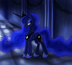 Size: 1400x1274 | Tagged: safe, artist:myhysteria, princess luna, pony, g4, female, solo