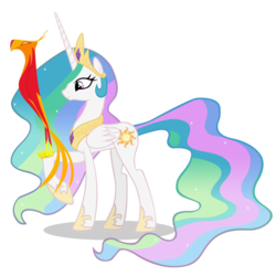 Size: 4324x4324 | Tagged: safe, artist:blackm3sh, philomena, princess celestia, alicorn, phoenix, pony, g4, absurd resolution, female, mare, simple background, transparent background