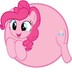 Size: 800x800 | Tagged: dead source, safe, artist:fataliciousss, pinkie pie, g4, balloon, circle tool, inflation