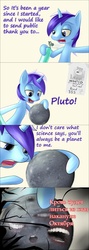 Size: 1002x2805 | Tagged: safe, artist:dazko, minuette, pony, unicorn, ask doctor colgate, g4, dialogue, pluto (planet), russian