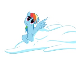 Size: 1024x768 | Tagged: safe, artist:viralairprotonix, rainbow dash, g4, cloud