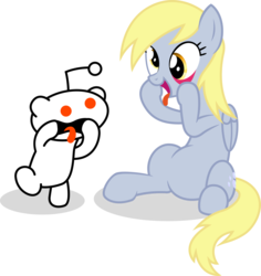 Size: 1280x1358 | Tagged: safe, artist:capt-nemo, derpy hooves, pegasus, pony, g4, belly, female, mare, reddit, simple background, transparent background