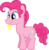 Size: 588x602 | Tagged: safe, artist:firepony-bases, artist:starryoak, pinkie pie, earth pony, pony, g4, balloon, bubble berry, rule 63, scene interpretation, simple background, solo, transparent background