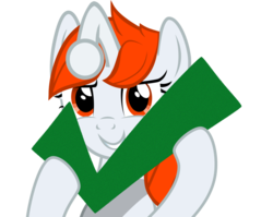 Size: 900x717 | Tagged: safe, artist:pinkiepi314, oc, oc:karma, check, ponified, reddit, simple background, transparent background