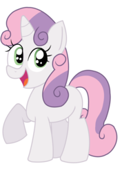 Size: 2000x2826 | Tagged: safe, artist:littletwinkiepinkie, sweetie belle, pony, unicorn, g4, female, open mouth, simple background, solo, transparent background