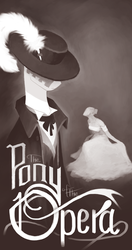 Size: 1013x1920 | Tagged: safe, oc, oc only, ask, classy, cloak, clothes, colt, hat, male, opera, parody, phantom of the opera, philosopony, poster