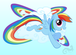 Size: 958x700 | Tagged: safe, artist:aylastardragon, rainbow dash, pony, g4