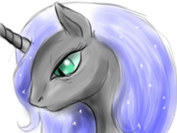 Size: 670x504 | Tagged: safe, nightmare moon, pony, g4, female, simple background, solo, white background