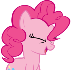 Size: 5000x4898 | Tagged: safe, artist:somepony, pinkie pie, g4, absurd resolution, simple background, transparent background, vector
