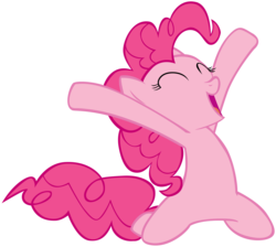 Size: 5000x4479 | Tagged: safe, artist:somepony, pinkie pie, g4, absurd resolution, simple background, transparent background, vector