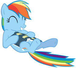 Size: 5000x4485 | Tagged: safe, artist:somepony, rainbow dash, g4, read it and weep, absurd resolution, book, cute, dashabetes, simple background, transparent background, vector