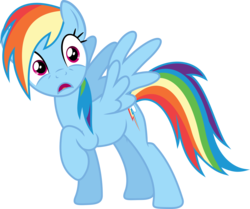 Size: 5001x4171 | Tagged: safe, artist:xpesifeindx, rainbow dash, pegasus, pony, boast busters, g4, absurd resolution, female, simple background, solo, transparent background, vector