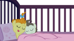 Size: 5000x2813 | Tagged: safe, artist:somepony, pound cake, pumpkin cake, g4, cake twins, siblings, simple background, transparent background, twins, vector